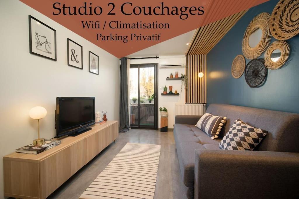 Air-Conditioned Apartment With Private Parking Marselha Exterior foto